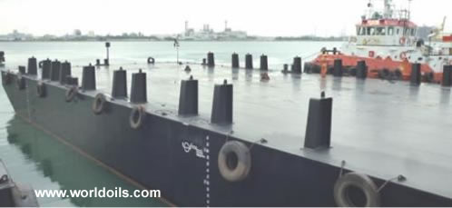 Flat Top Deck Cargo & Ballast Tank Barge for Sale
