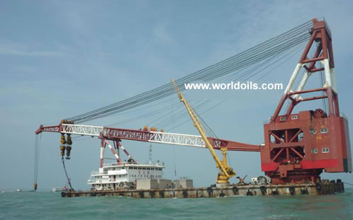 Floating Crane - 600 Ton - For Sale