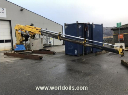 Folding Crane 1,5 ton @ 8.2 mtrs for Rent