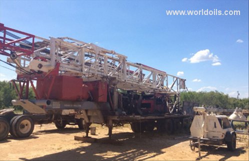 1985 Built Gardner Denver 2500 Drilling Rig for Sale