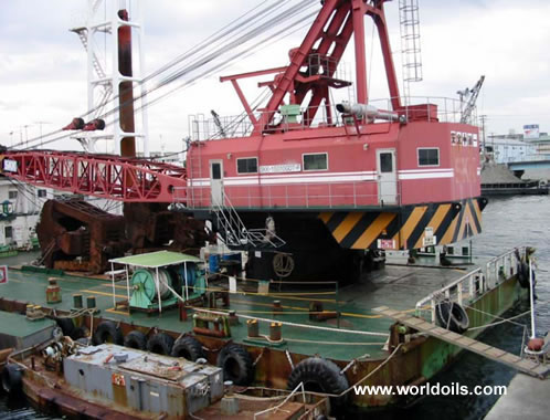 Grab Dredger with 1100ps Pusher for sale - 10m3