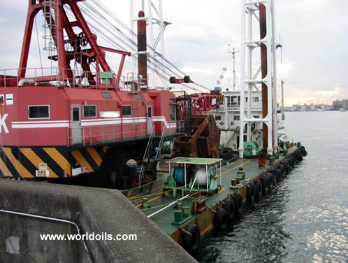 Grab Dredger with Pusher Tug for sale