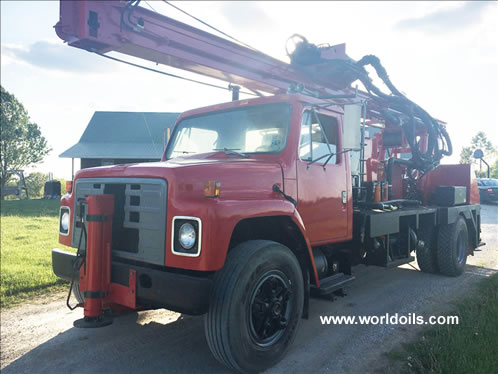 Gus Pech Brat 22R Drill Rig in USA