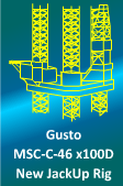 GUSTO MSC-C-46-X100D Jackup 350/375FT - Newbuilding For Sale 