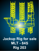 Jackup Rig MLT-84S For Sale - 1976 built