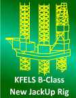 KFels B-Class New Jackup Rig - 400 Feet for Sale