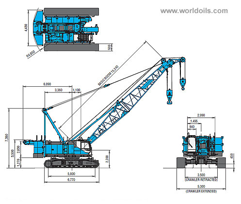Kobelco CKS1100 Crawler Crane for sale