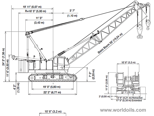 Manitowoc 12000 120tons Crawler Crane for Sale