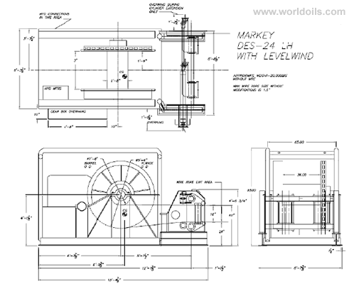 Single Drum Winch for Lease
