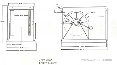 Single Drum Winch for charter