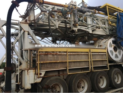 Mechanical Trailer Mounted Drilling Rig for Sale