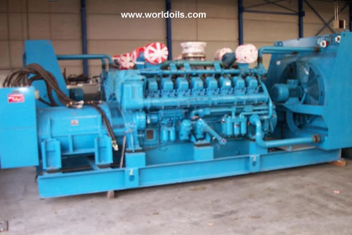 Mitsubishi Industrial Generator Set for Sale -1991 Built 