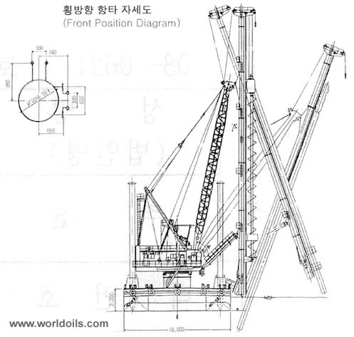 Revolving Piling Barge and Multipurpose Work Vessel for sale 