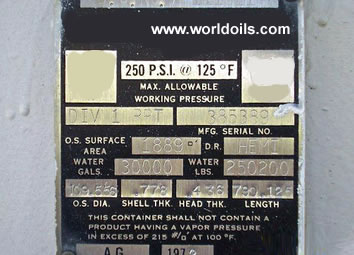 30,000 Gallon NGL Fractionation Storage Tanks for Sale