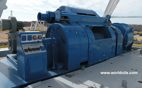 National 110 UE 1500HP Single Drum Drawworks