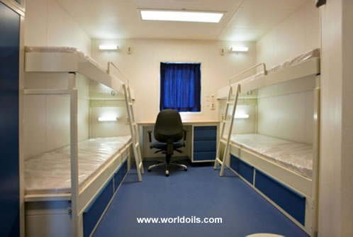 Offshore Accommodation Module with Helideck for Sale.
