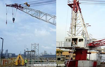 140ft Offshore Pedestal Crane for Sale