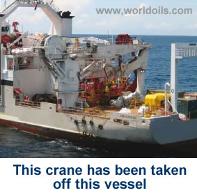 Offshore Knuckle boom 50Ton crane