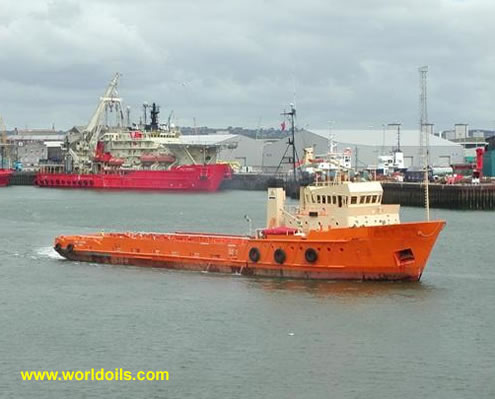 Platform Supply Vessel For Sale - PSV for Sale - 3500BHP