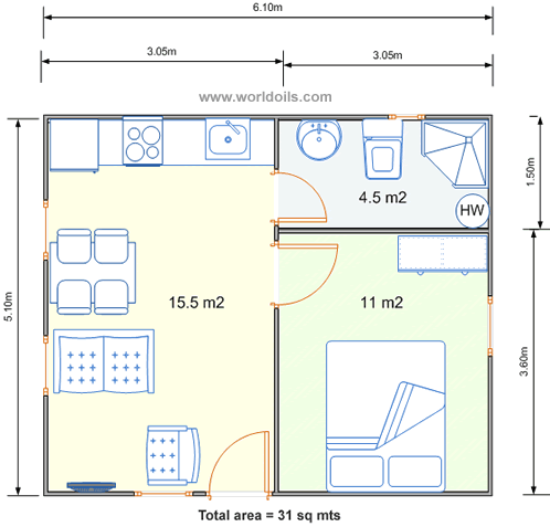 Prefabricated offices