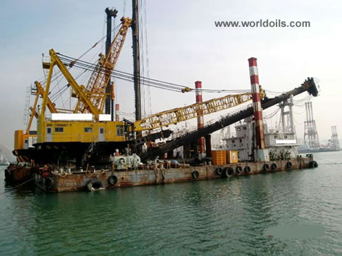 Revolving Piling Barge and Multipurpose Work Vessel for sale