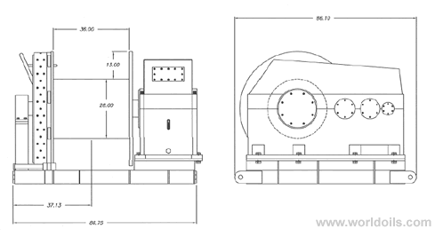 Single Drum Winch for Hire