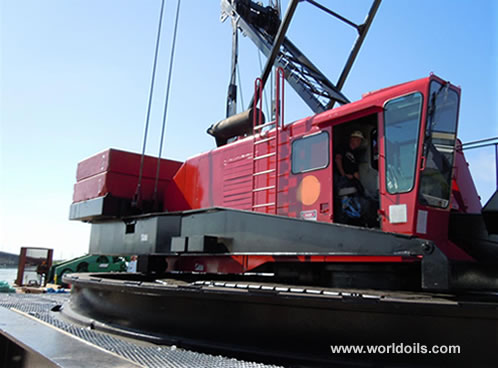 Ringer Crane Barge Pontoon for Sale