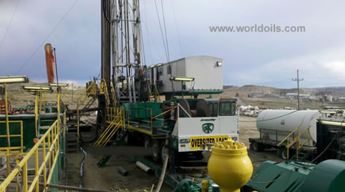 675 HP Carrier Mounted Drilling Rig 