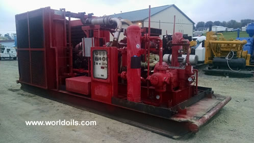 Sullair 900 cfm / 350 psi Air Compressor & Air Booster Combination Unit for Sale