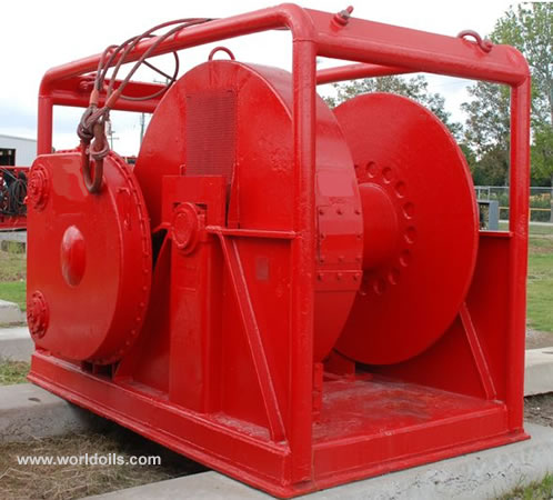 Single Drum Winch Markey Model DES 24 for Lease