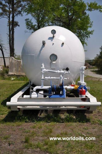 Skid mounted LPG Bullet