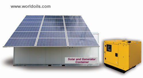 Solar and Generator Container for Sale