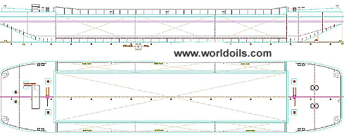440 Cubic Meters Split Hopper Barge for Sale