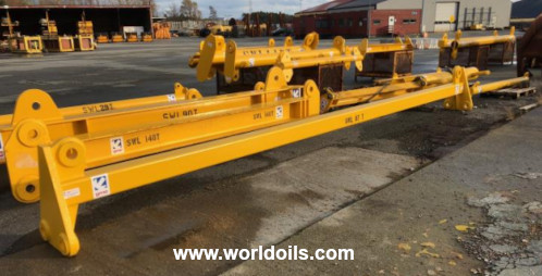 Spreader Beams Standard Capacity up to 600 T for Rent