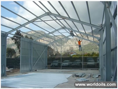 Quick Building Steel Warehouse & Steel Workshops