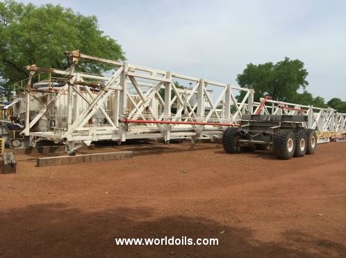 Trailer Mounted Telescopic Mast Triple Drilling Rig - 2001 Built