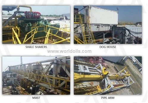 Used 1000hp MD Cowan Trailer Mounted Drilling Rig