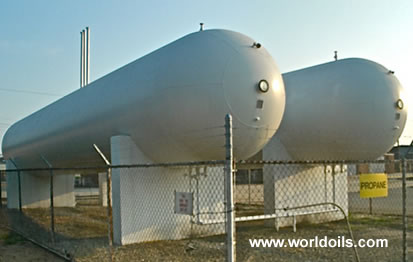 Used LPG Storage Bullet Tanks - 1972 Built 30,000 Gallon - for Sale