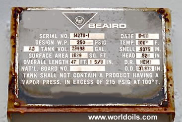 Used AMF Beaird ASME Vessel for Sale