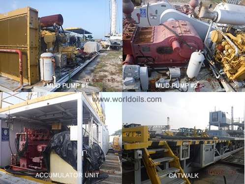 850HP Trailer Mounted Rack & Pinion Rig