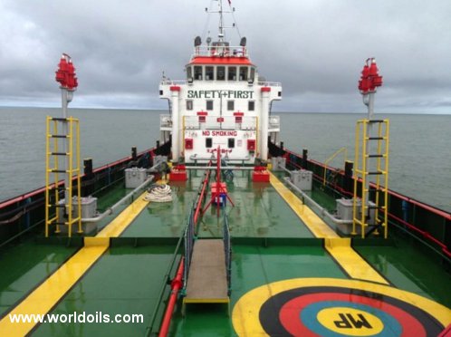 Self Propelled Oil Barge - 2013 Built - for Sale