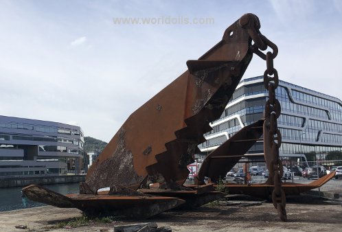 Used 44 Ton Vryhof anchor for Sale