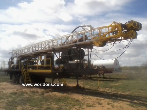 Witchtex R-4 Trailer Mounted Drilling Rig for Sale