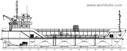 Bunker Tanker Ship Design 750dwt for Sale