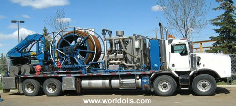 Kenworth T800 Truck Mounted Coiled Tubing Unit for Sale