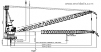 Lattice Boom Offshore Crane - 150 Ton New for Sale