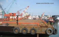 55M Steel Flat Top Deck Cargo Barge for Sale