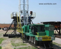 Single Drum Drawworks six axle Carrier - Mounted Rig 750 HP - for sale