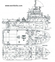 Bollard Pull Tugboat - 38T  For Sale