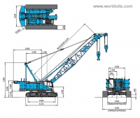 Kobelco CKS1100 Crawler Crane for sale